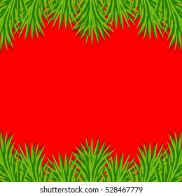 tree branch on New Year's background