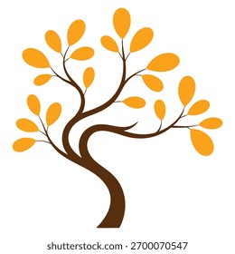 Modelo de ilustração vetor ramo árvore modelo perfeito para a ilustração sazonal botânica decoração da natureza ou arte criativa para projetos gráficos