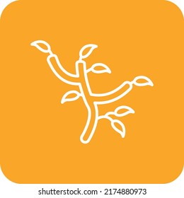 Tree Branch vector icon. Can be used for printing, mobile and web applications.