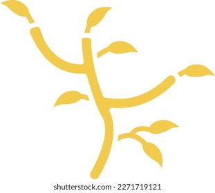 Tree Branch vector icon. Can be used for printing, mobile and web applications.