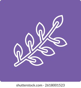 Icono de Vector de la rama de árbol. Se puede utilizar para aplicaciones de impresión, móviles y de Web.