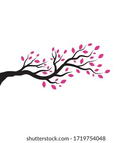 tree branch vector ilustration design template