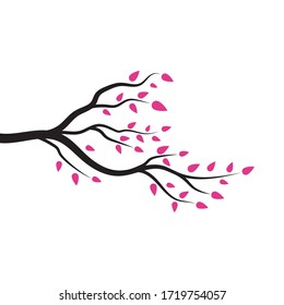 tree branch vector ilustration design template