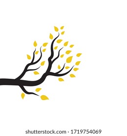 tree branch vector ilustration design template