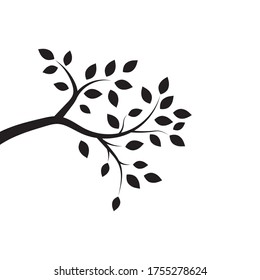 tree branch vector ilustration design template