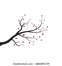 tree branch vector ilustration design template