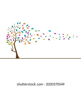 tree branch vector ilustration design template