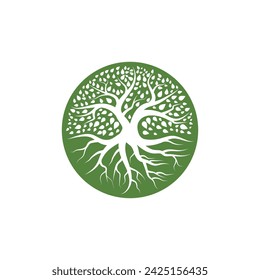 tree branch vector ilustration design template