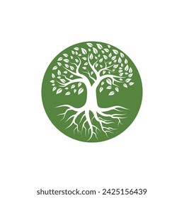 tree branch vector ilustration design template