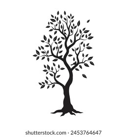 tree branch vector ilustration design template