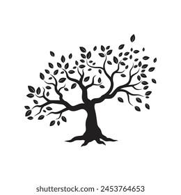 tree branch vector ilustration design template