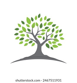 tree branch vector ilustration design template