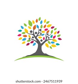 tree branch vector ilustration design template