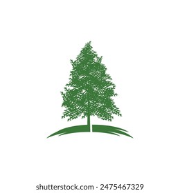 Plantilla de diseño de ilustración de Vector de rama de árbol