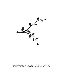 tree branch vector ilustration design template