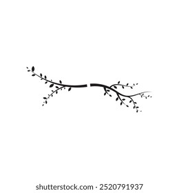 tree branch vector ilustration design template