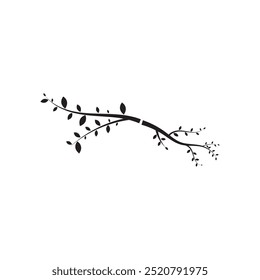 tree branch vector ilustration design template
