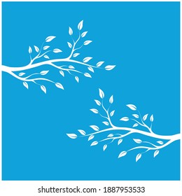 tree branch vector logo design  Template  symbol nature