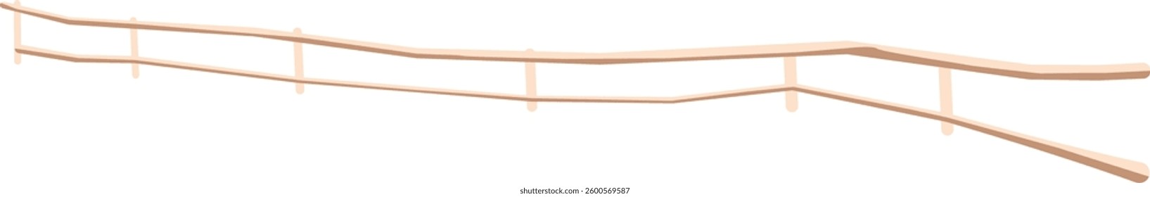 Tree branch wooden plant vector illustration