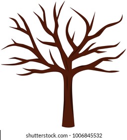 the tree branched
