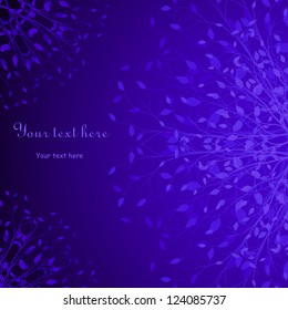 tree branches background, vector