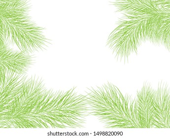 Tree branches for decorative design. Tree decoration. Christmas decor. Modern abstract image with tree branches on light background for celebration design. Christmas abstract pattern