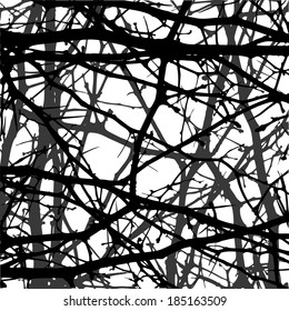 tree branches . Vector