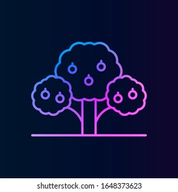 Tree, breadfruit nolan icon. Simple thin line, outline vector of tree icons for ui and ux, website or mobile application