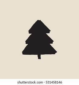 Tree Brush Vector Icon