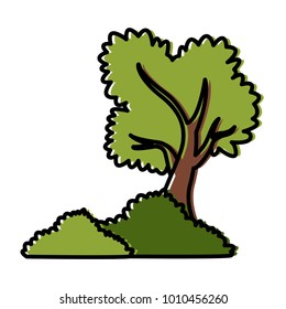 Tree Bushes Cartoon Stock Vector (Royalty Free) 1010456260 | Shutterstock