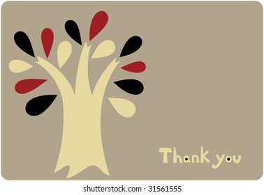 tree card design
