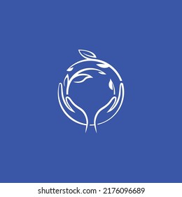 Tree care logo design vector