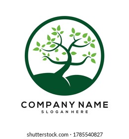 tree care vector, tree care logo, nature care logo