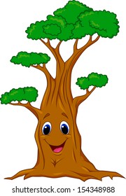 Tree cartoon character
