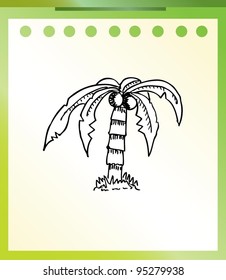 tree cartoon doodle