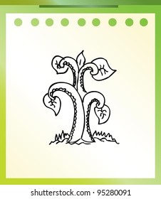tree cartoon doodle