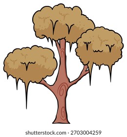 Árvore Ilustração Arte Elemento decoração natureza