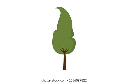 Tree cartoon park forest logo vector