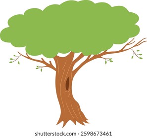 Tree cartoon vector illustration stock