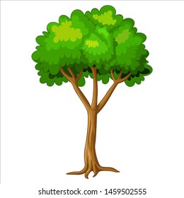 Tree Cartoon For Your Design