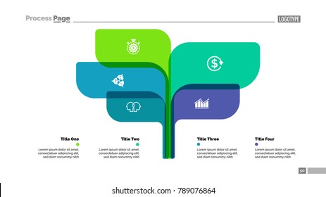 Tree Chart With Five Elements Template