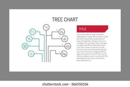 Tree chart with icons