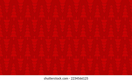 Ilustración del patrón de fondo de Navidad de árbol 