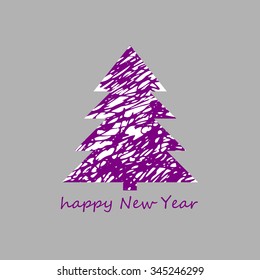 tree christmas decoration celebration vector design winter symbol holiday