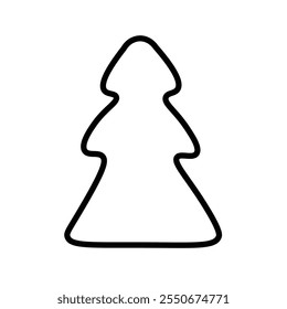 Árbol de navidad diseño tema simple