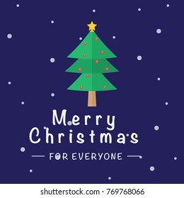 Tree Christmas Every Everyone