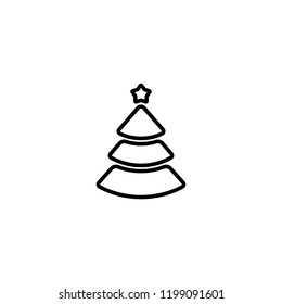tree christmas icon vector