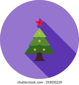 Tree, christmas, new year icon vector image.Can also be used for christmas, celebrations, observances and holidays. Suitable for use on web apps, mobile apps and print media.