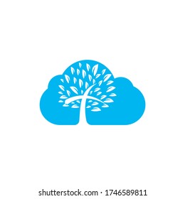 Tree Church Cloud Logo Design.	
