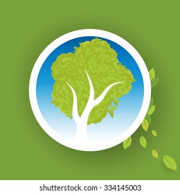 Tree in circle